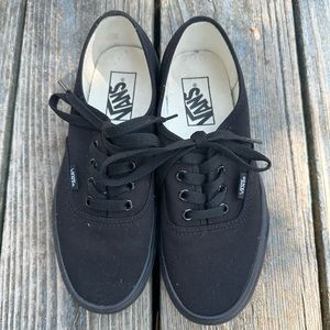 Vans Authentic Black Womens Size 6.5/Men’s 5
